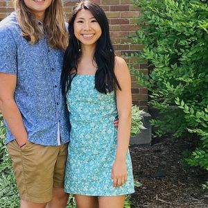 AE Floral Tie-Back Mini Dress(SOLD OUT ONLINE)